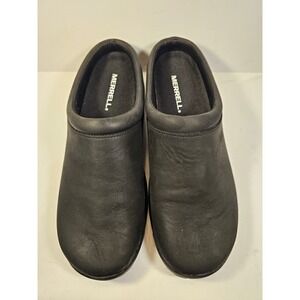 Merrell Women's Encore Performance Footwear Mule Clogs Size 9.5 Black Leather